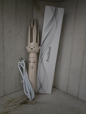 PretiHom Cute Rabbit Electric Hair Curler in Blush